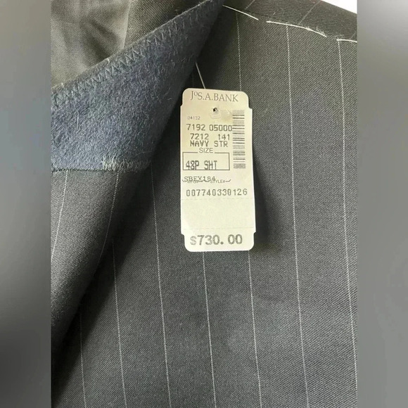 JoS. A. Bank Mens Unaltered 100% Wool Regal Fit Signature Suit Separates 48P - Picture 5 of 9